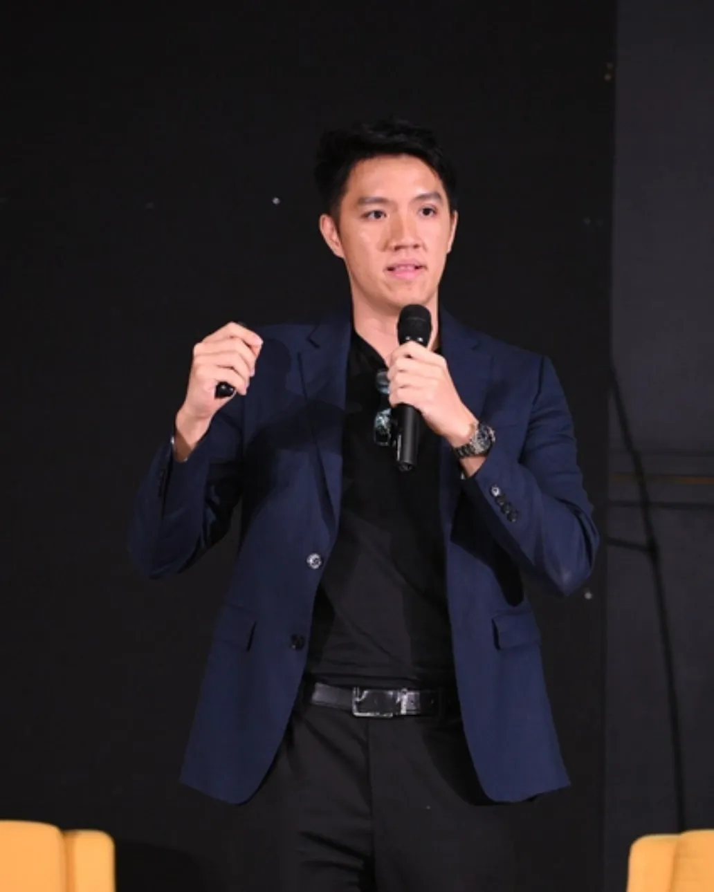 Daren Tan. Speaking at Cyberview’s CLLA Taster, 2023.